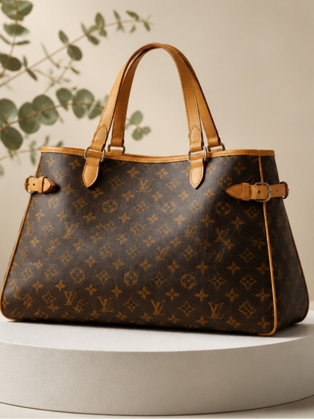 - Authentic Louis Vuitton Monogram Batignolles Horizontal Shoulder Bag.